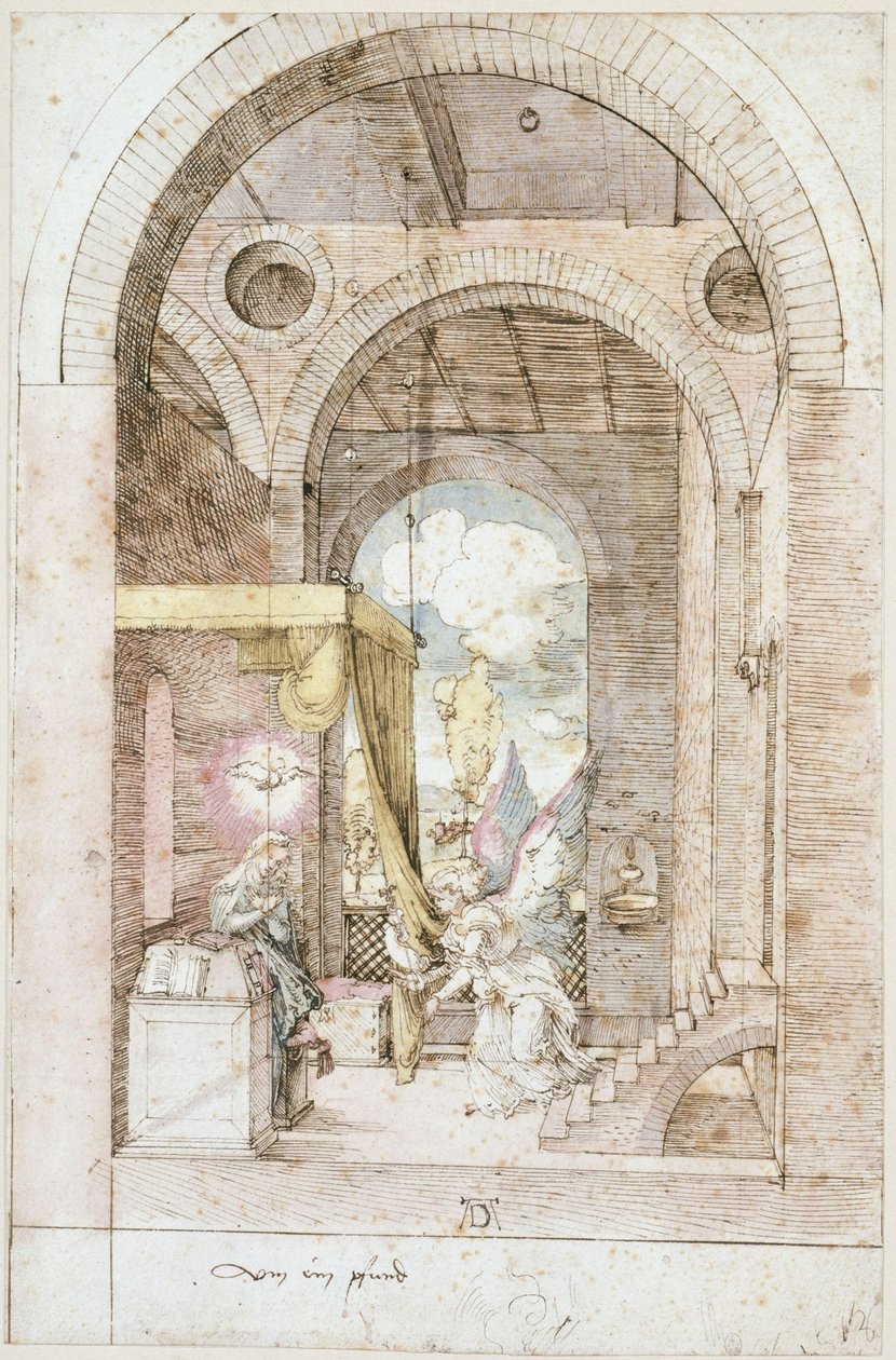Zvěstování Panně Marii od Albrecht Dürer