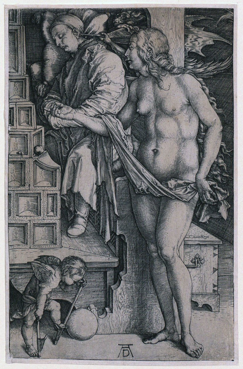 Pokušení lenoch od Albrecht Dürer