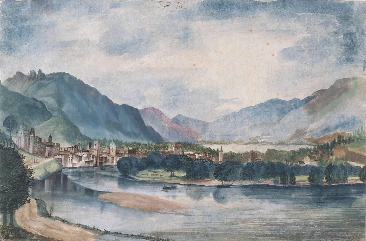 Pohled na Trento od Albrecht Dürer