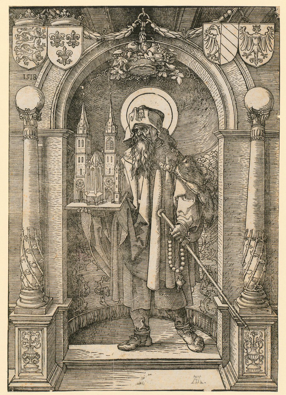 Erb Johannese Stabiuse s vavřínovým věncem od Albrecht Dürer