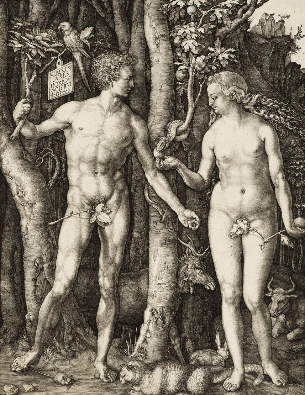 Adam a Eva od Albrecht Dürer