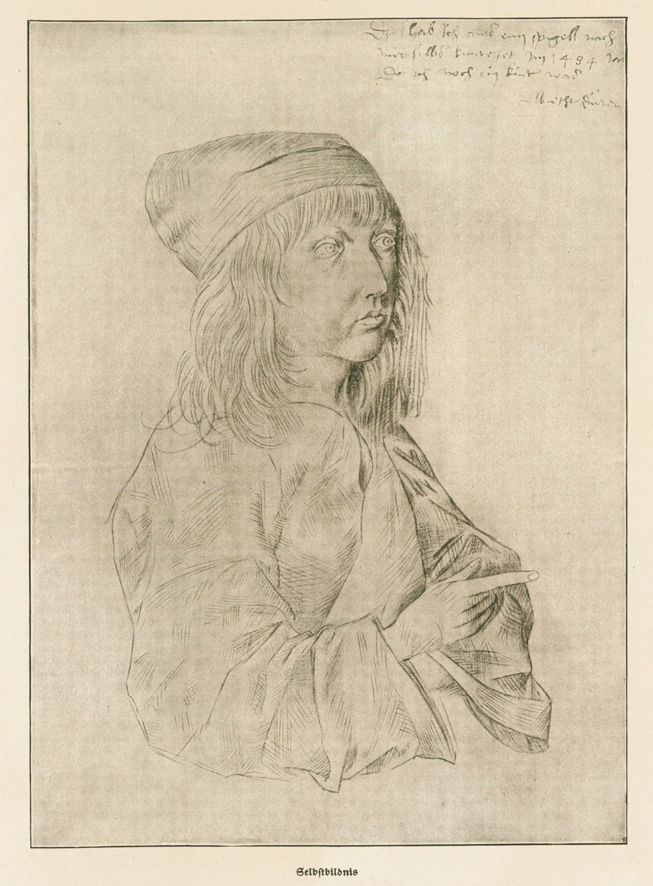 Albrecht Duerer - Autoportrét ve třinácti letech od Albrecht Dürer or Duerer