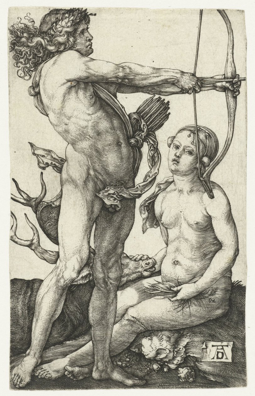 Apollo a Diana od Albrecht Dürer or Duerer