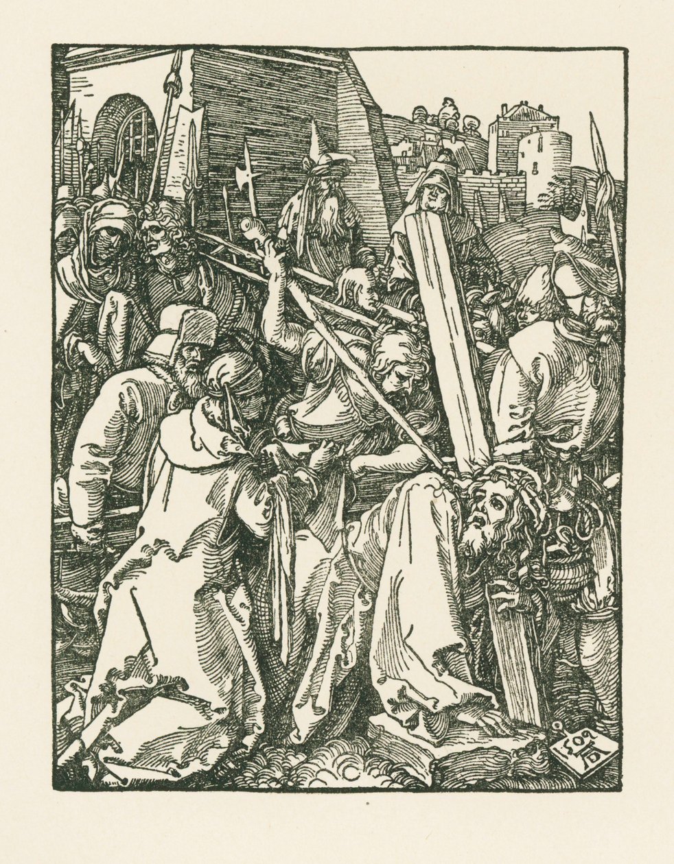 Kristus nesoucí kříž od Albrecht Dürer or Duerer