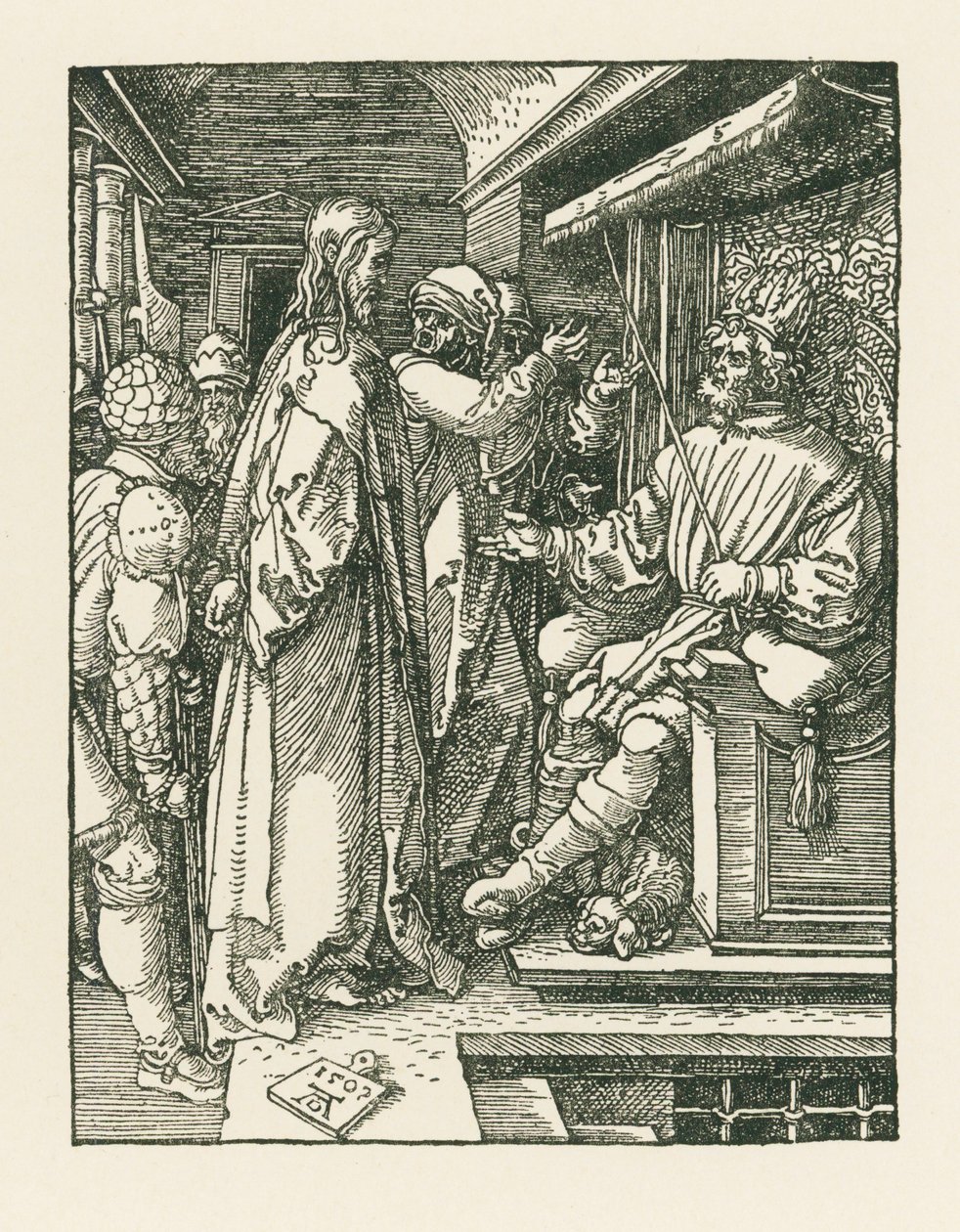 Kristus před Herodem od Albrecht Dürer or Duerer
