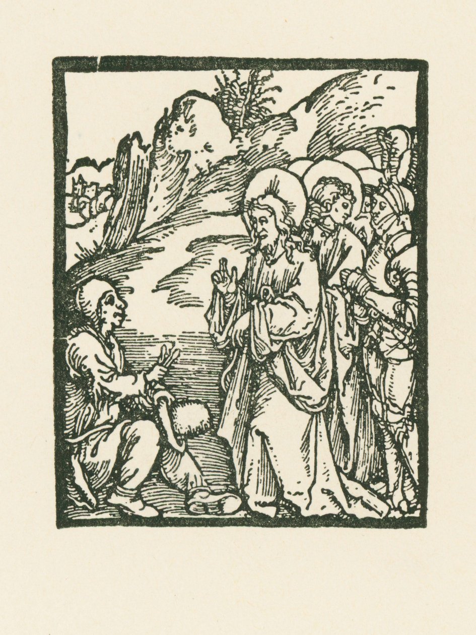 Kristus uzdravuje malomocného od Albrecht Dürer or Duerer