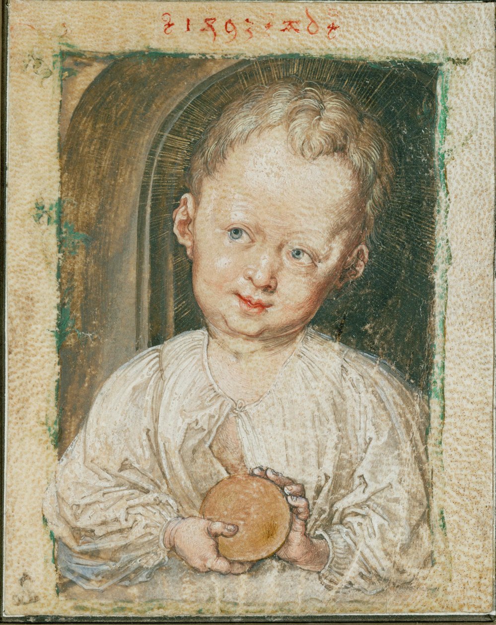 Christchild drží kouli od Albrecht Dürer or Duerer