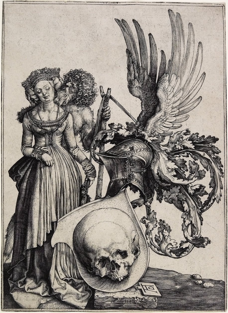 Erb s lebkou, c. 1503 od Albrecht Dürer