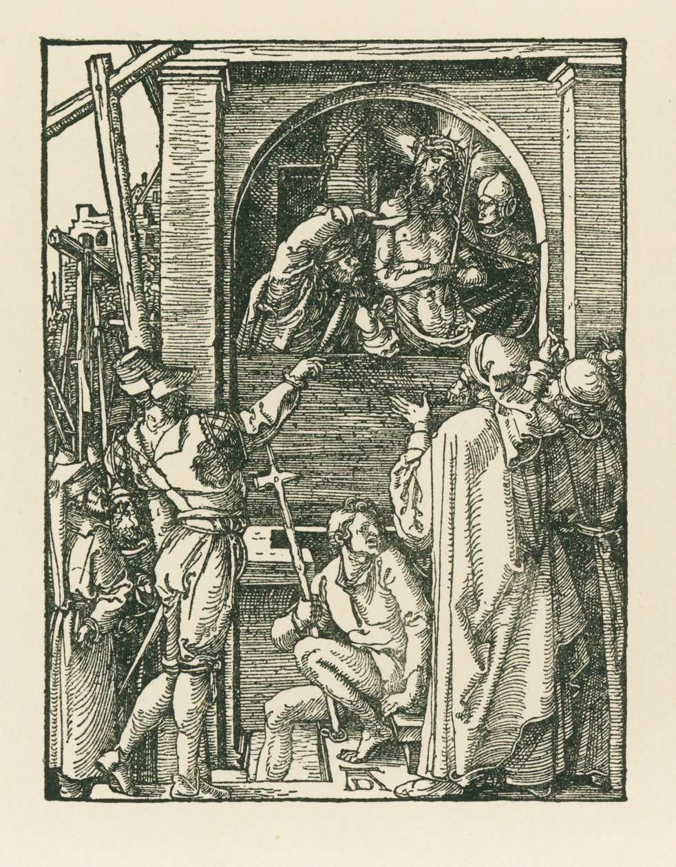 Ecce Homo, asi 1509 (dřevoryt) od Albrecht Dürer or Duerer