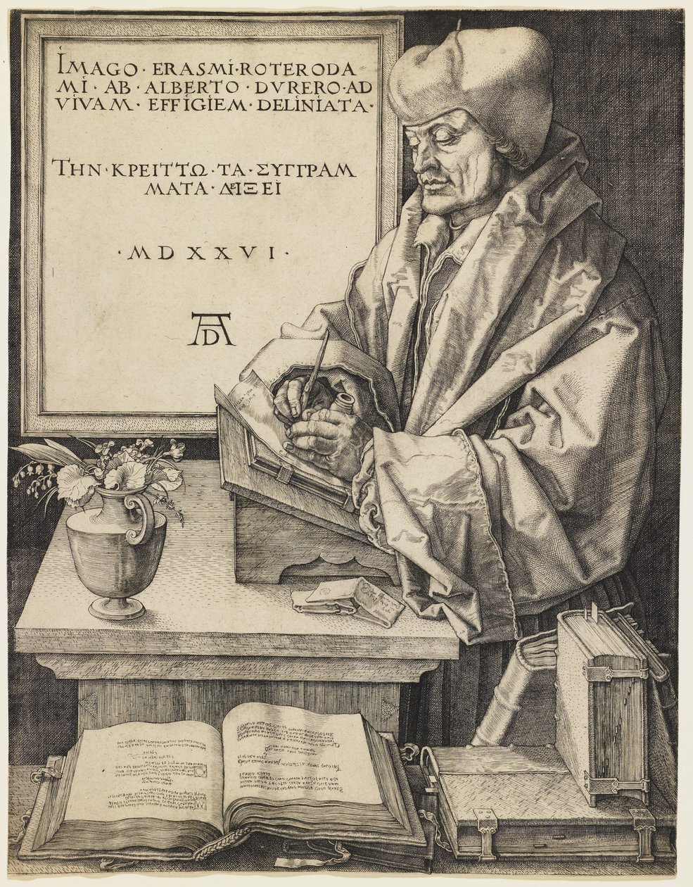 Erasmus Rotterdamský od Albrecht Dürer