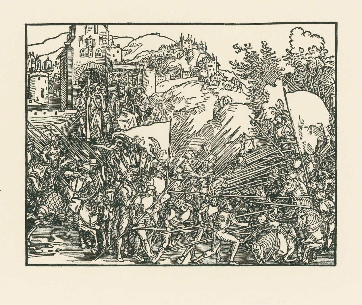 Holofernes bojuje proti Židům od Albrecht Dürer or Duerer