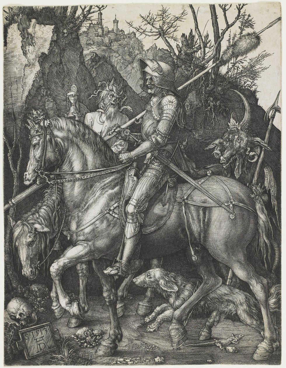 Rytíř, Smrt a Ďábel od Albrecht Dürer