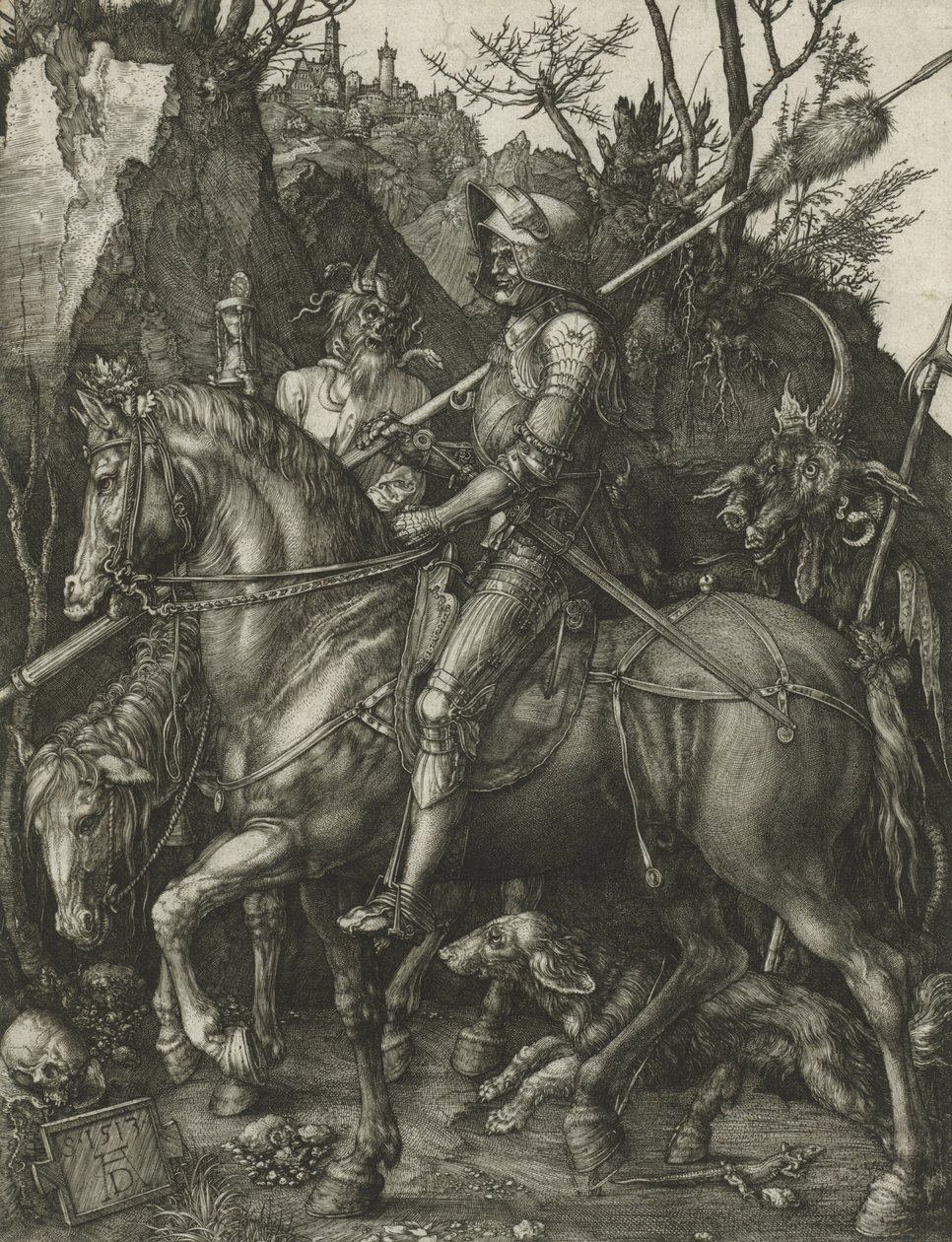 Rytíř, Smrt a Ďábel od Albrecht Dürer