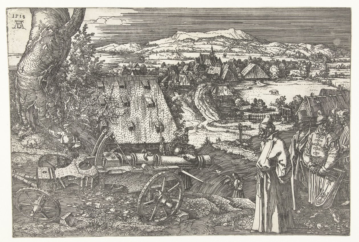 Krajina s dělem od Albrecht Dürer or Duerer