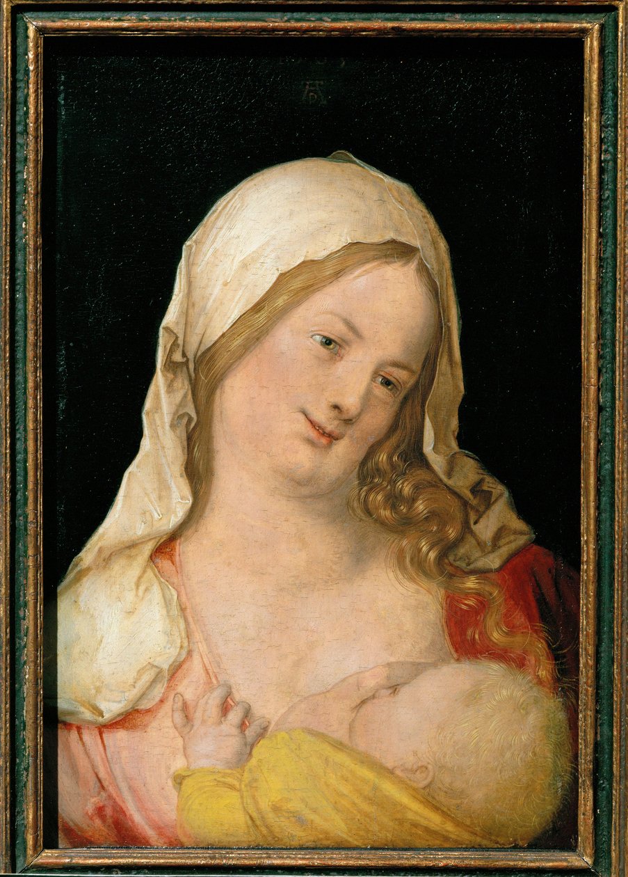 Madona kojící dítě od Albrecht Dürer or Duerer