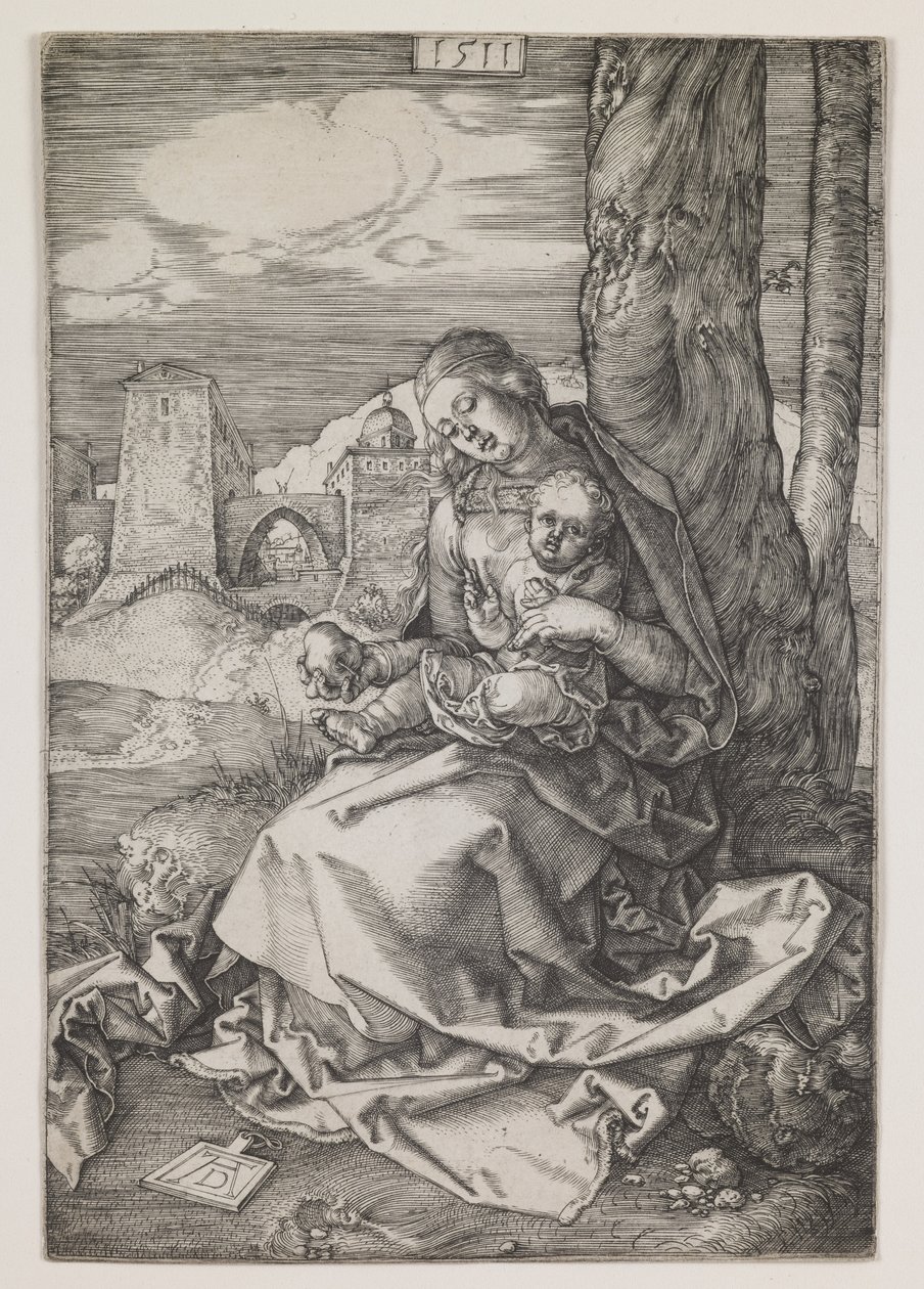 Madona s hruškou od Albrecht Dürer or Duerer