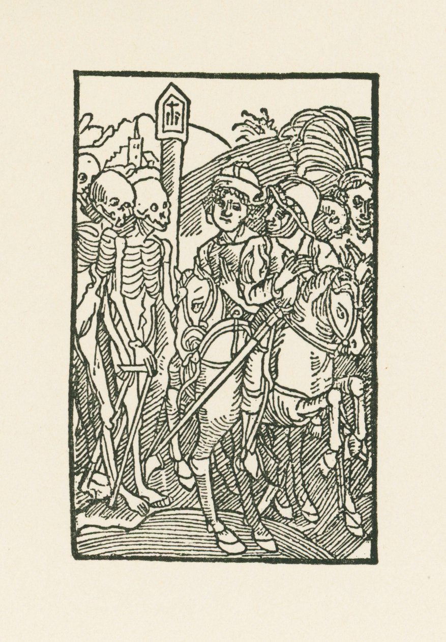 Setkání živých a mrtvých od Albrecht Dürer or Duerer
