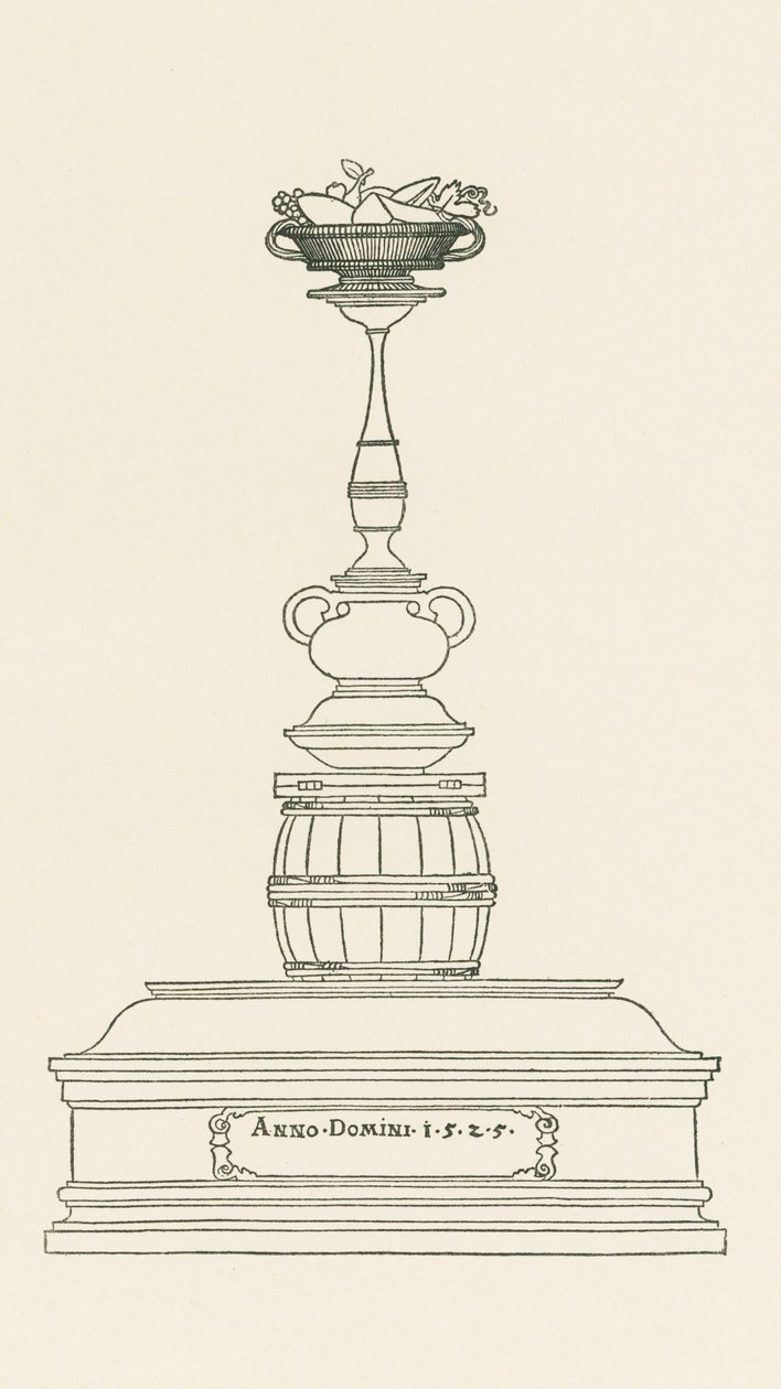 Monumentální sloup pro opilce od Albrecht Dürer or Duerer