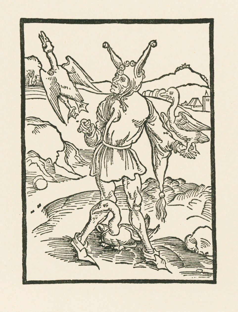 Narr hur jako vern od Albrecht Dürer or Duerer