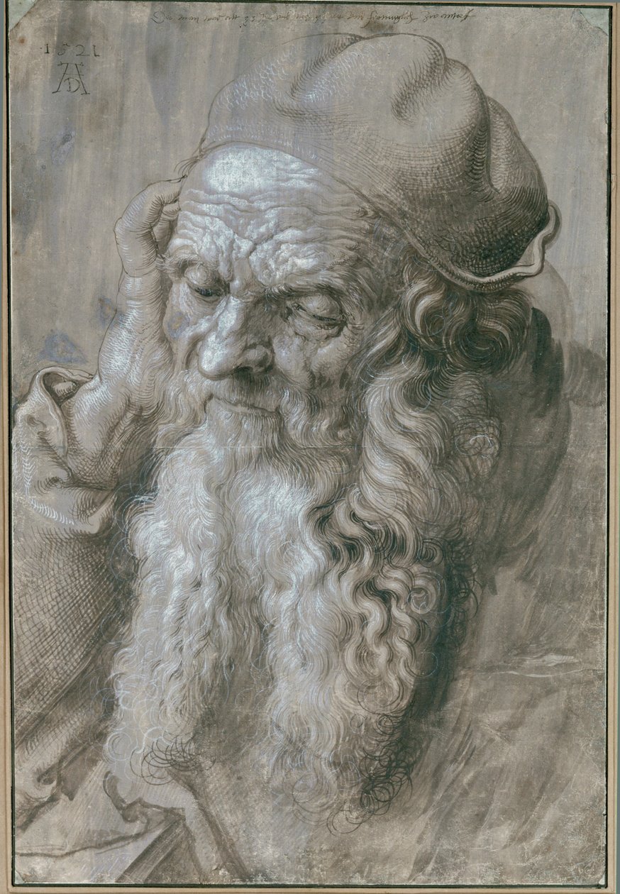 Starý muž - Studie pro svatého od Albrecht Dürer or Duerer