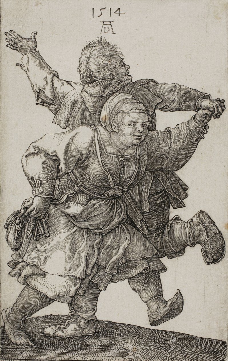 Selský párový tanec, 1514 od Albrecht Dürer