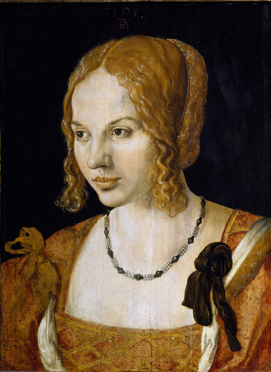 Portrét mladé Benátčanky Malba Albrechta Durera (1471-1528) od Albrecht Dürer