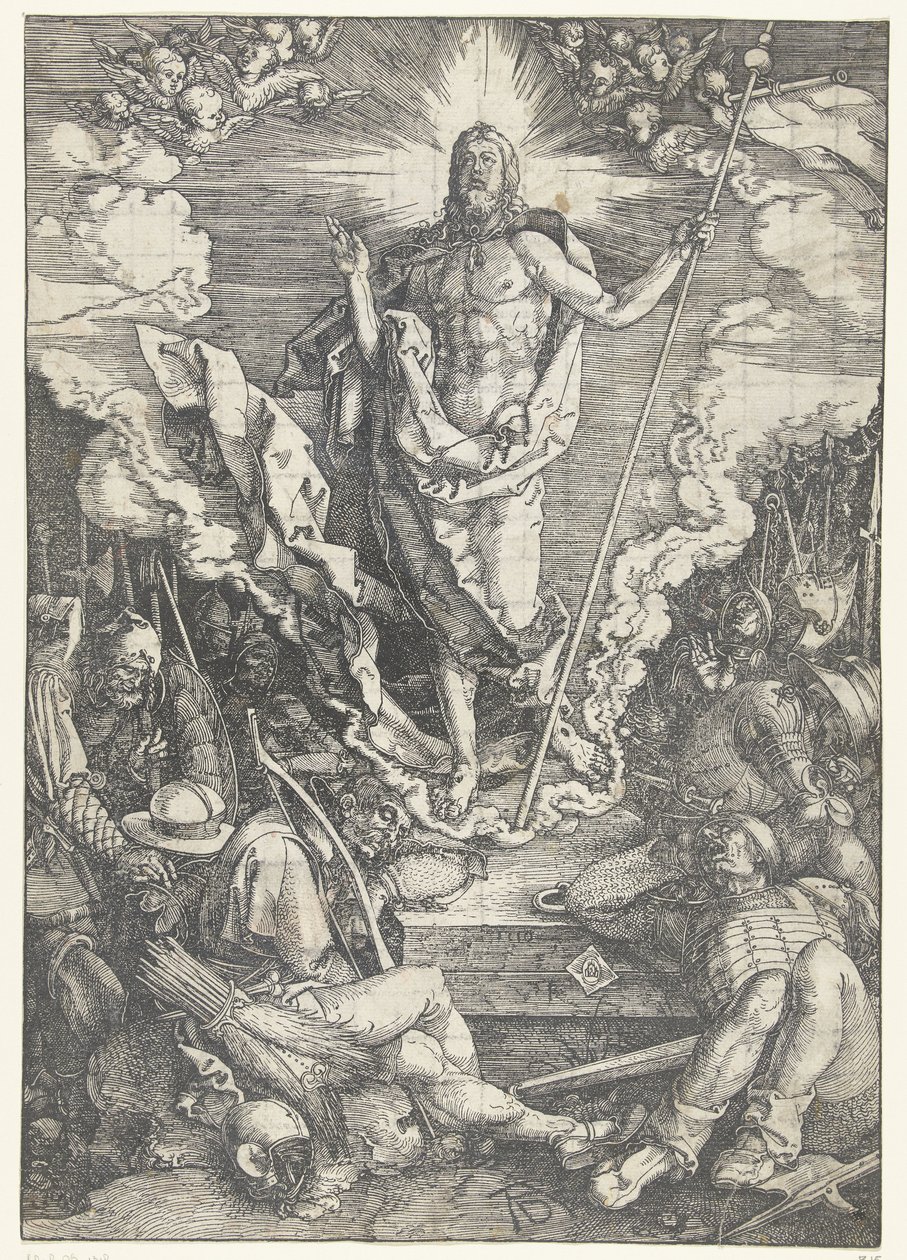 Vzkříšení, ze série "Velké pašije od Albrecht Dürer or Duerer