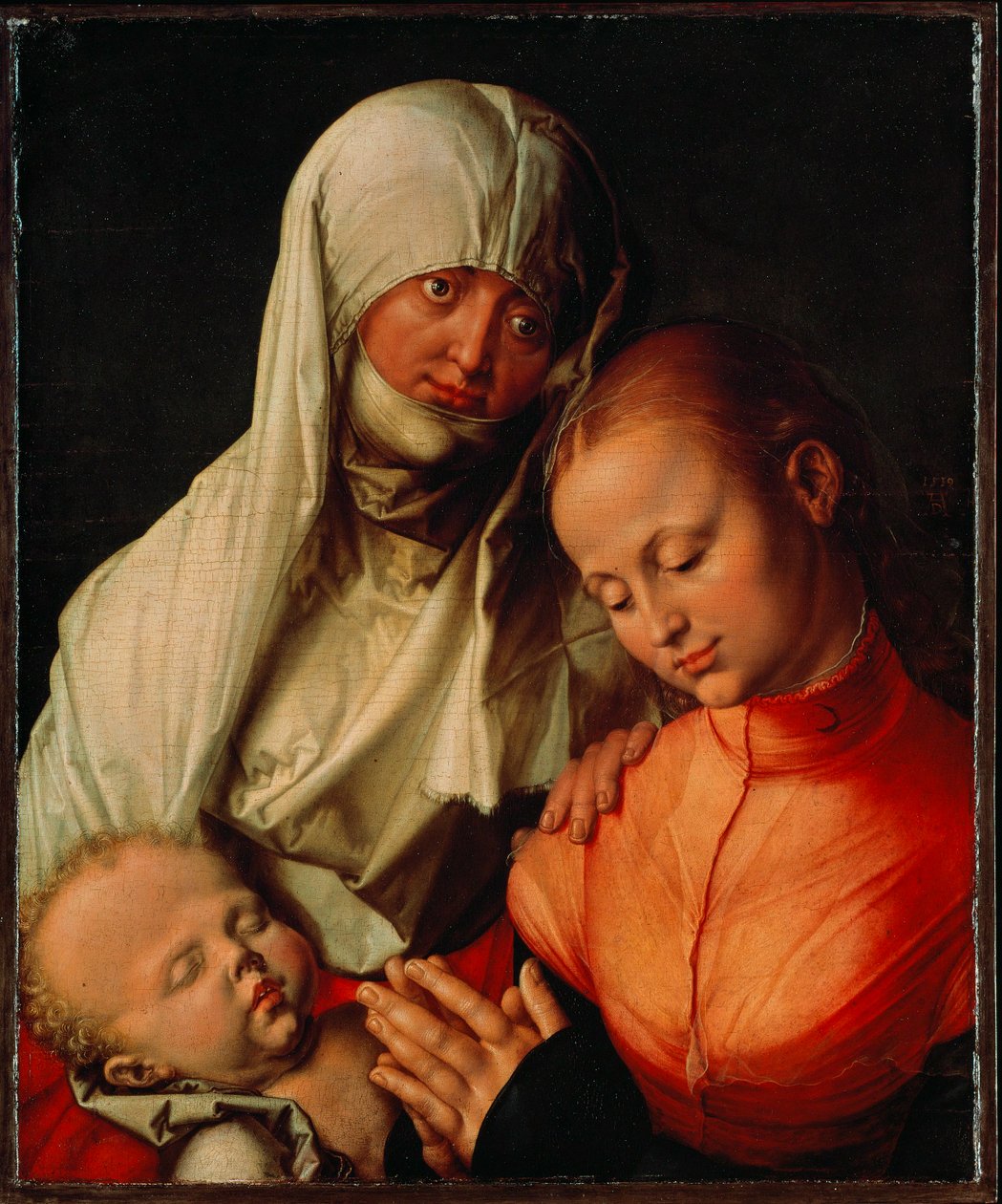 Svatá Anna, Panna Marie a Ježíšek od Albrecht Dürer or Duerer