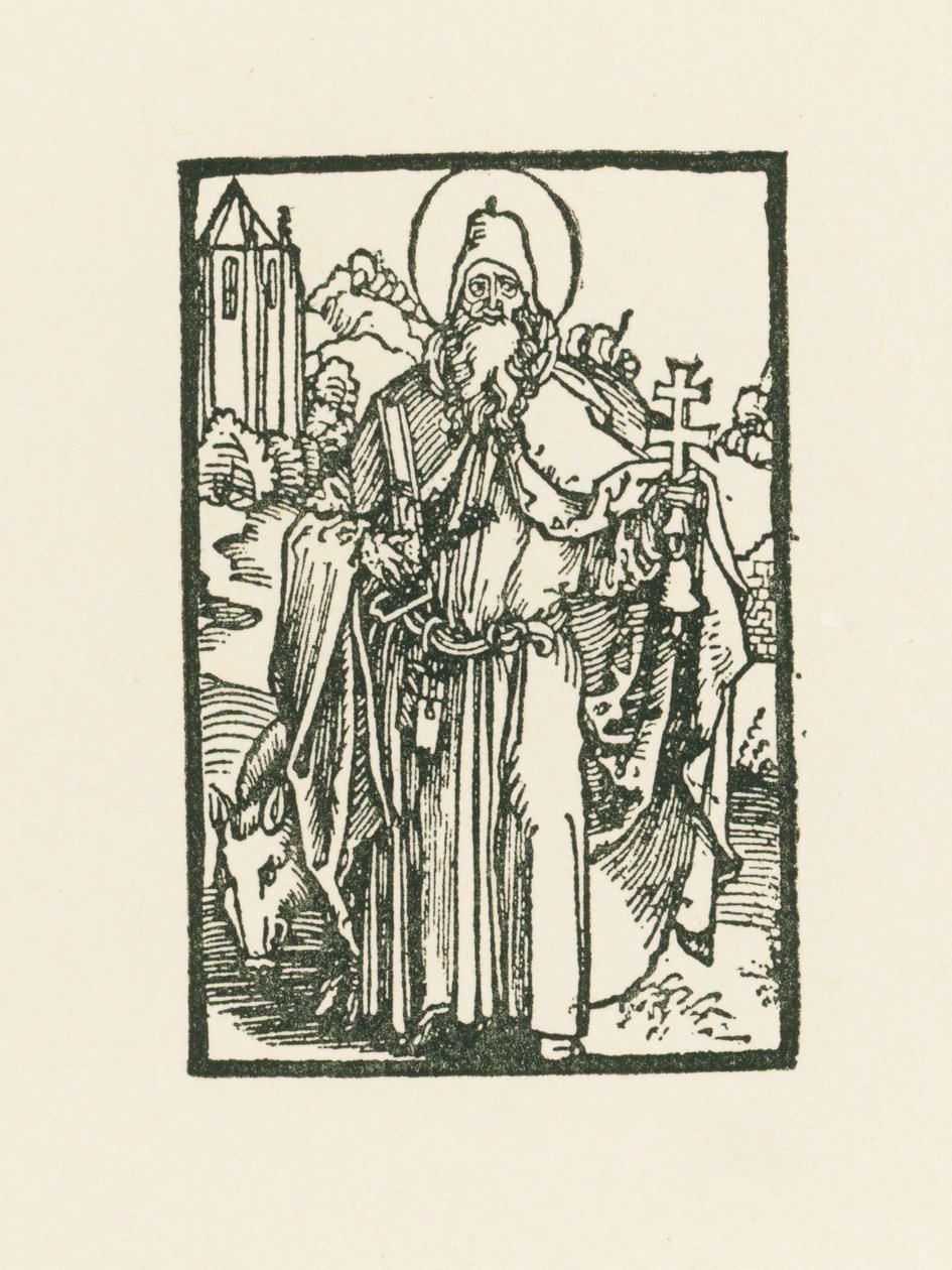 Svatý Antonín Veliký od Albrecht Dürer or Duerer