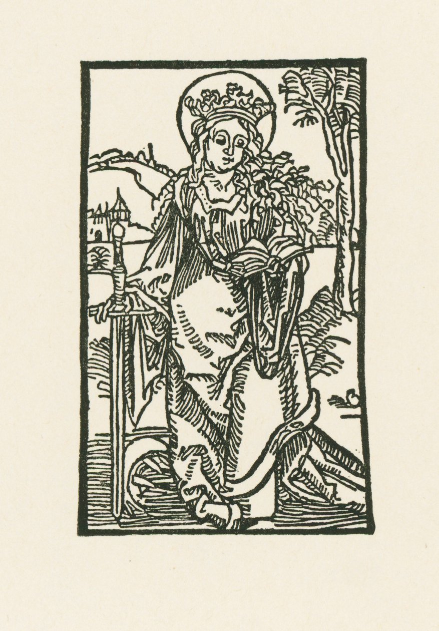 Svatá Kateřina od Albrecht Dürer or Duerer