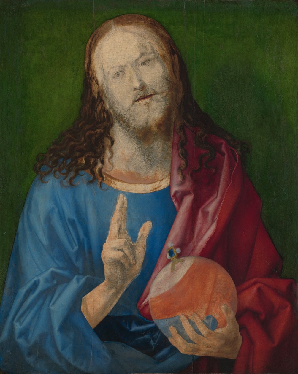 Salvator Mundi, c.1505 (olej na lípě) od Albrecht Dürer