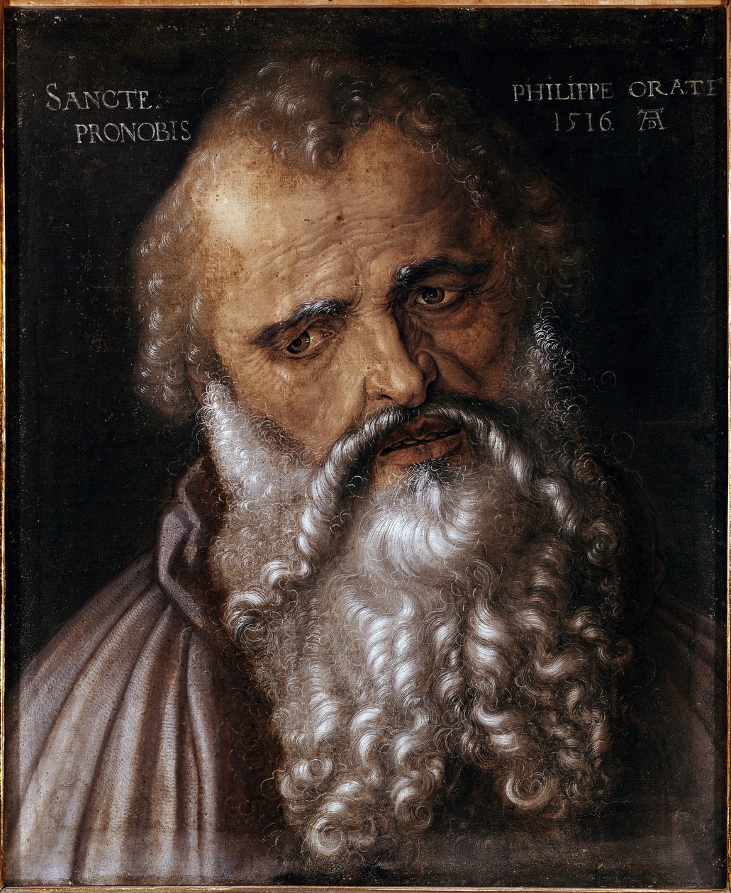 Svatý apoštol Filip (tempera na dřevě od Albrecht Dürer