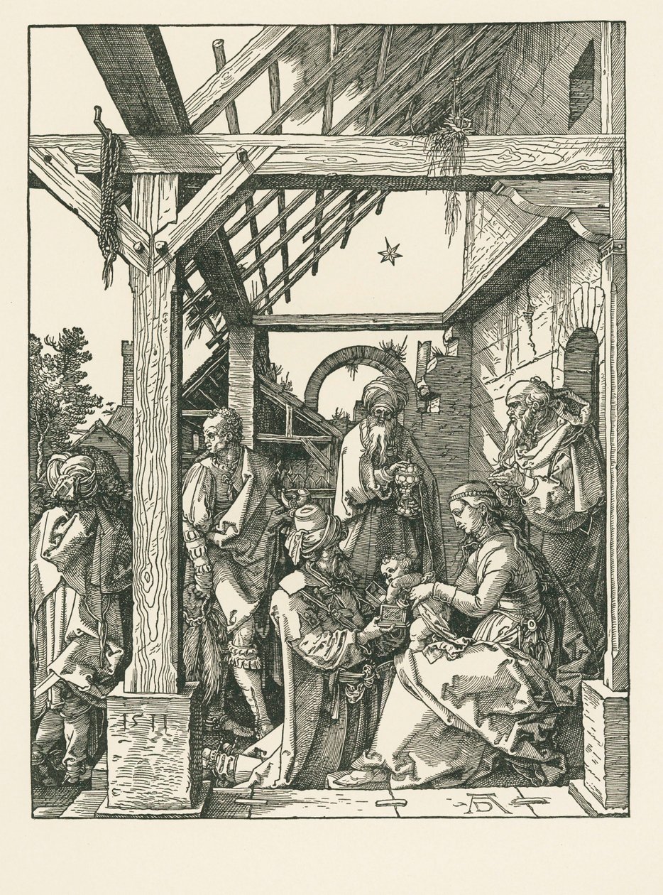Klanění mudrců od Albrecht Dürer or Duerer