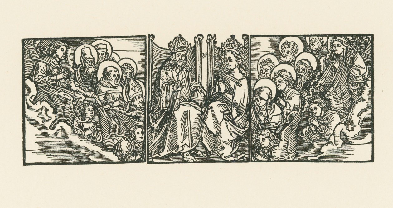 Korunovace Panny Marie od Albrecht Dürer or Duerer