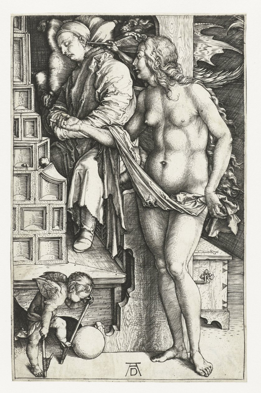 Doktorův sen od Albrecht Dürer or Duerer