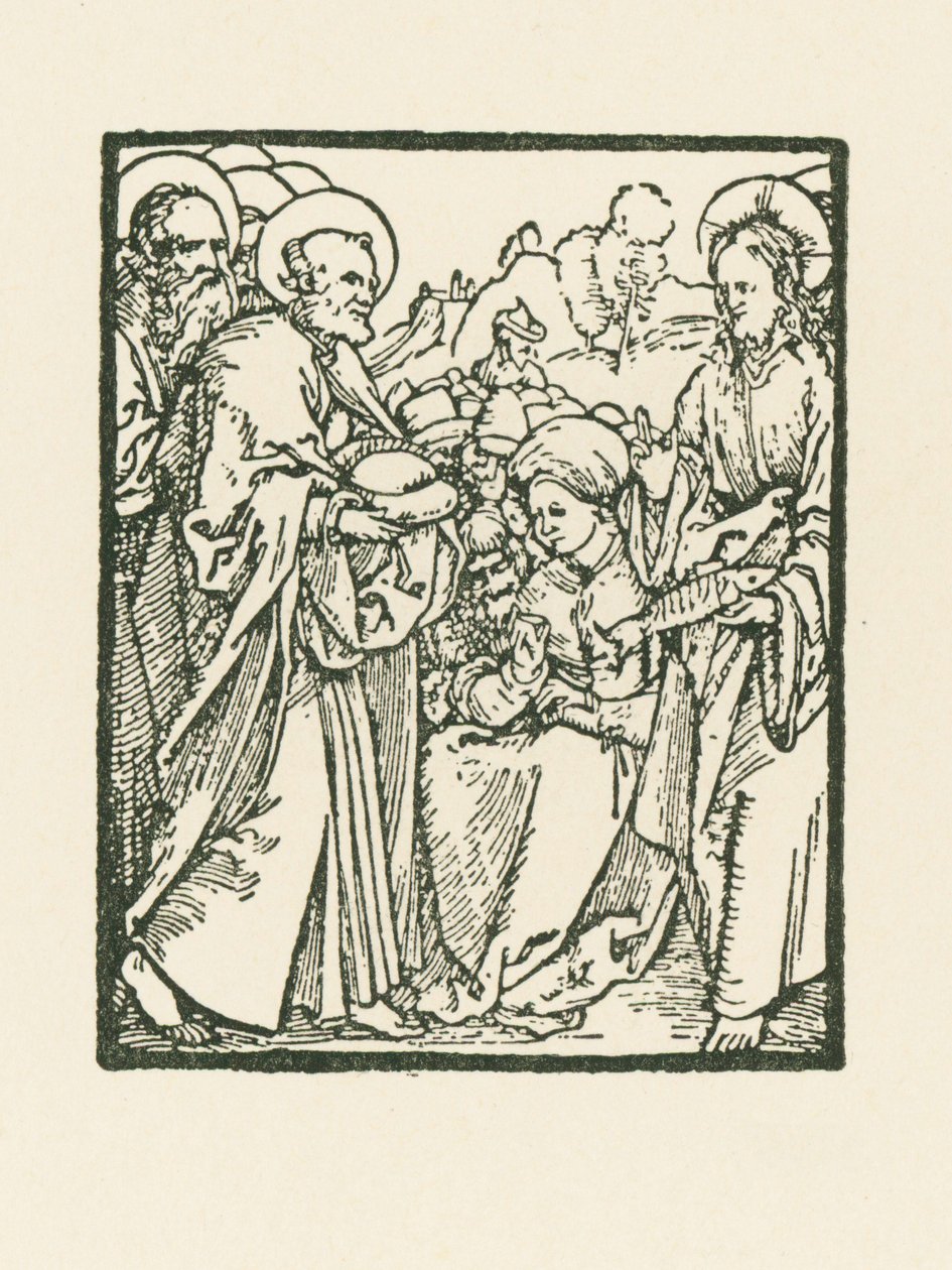 Krmení pěti tisíc lidí od Albrecht Dürer or Duerer