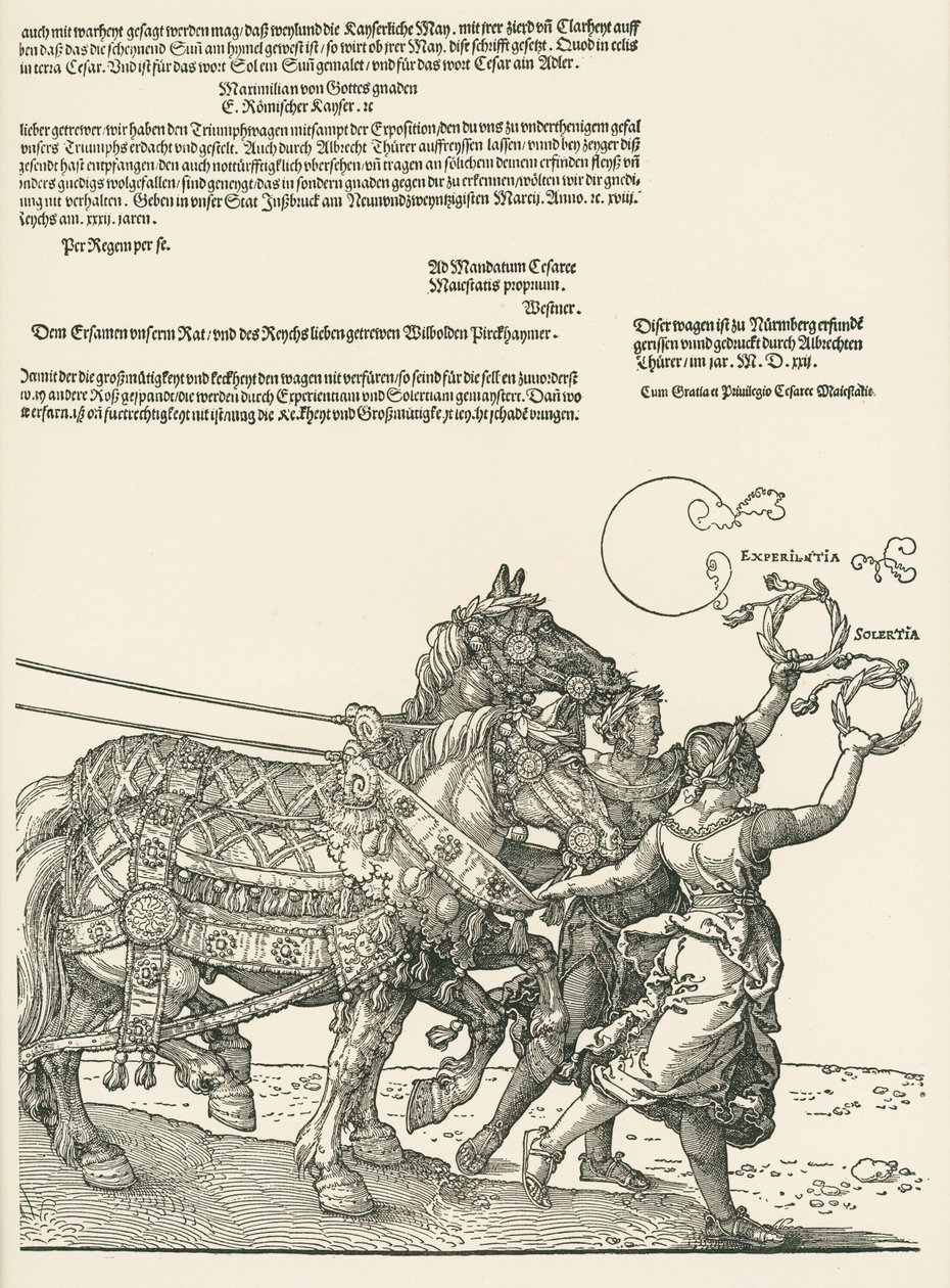 Velký vítězný vůz od Albrecht Dürer or Duerer
