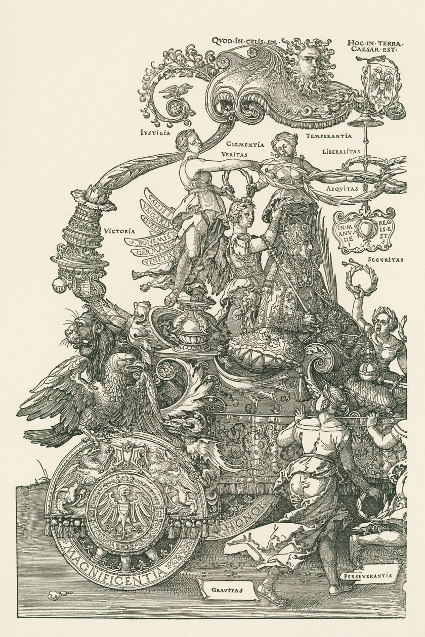Velký vítězný vůz od Albrecht Dürer or Duerer