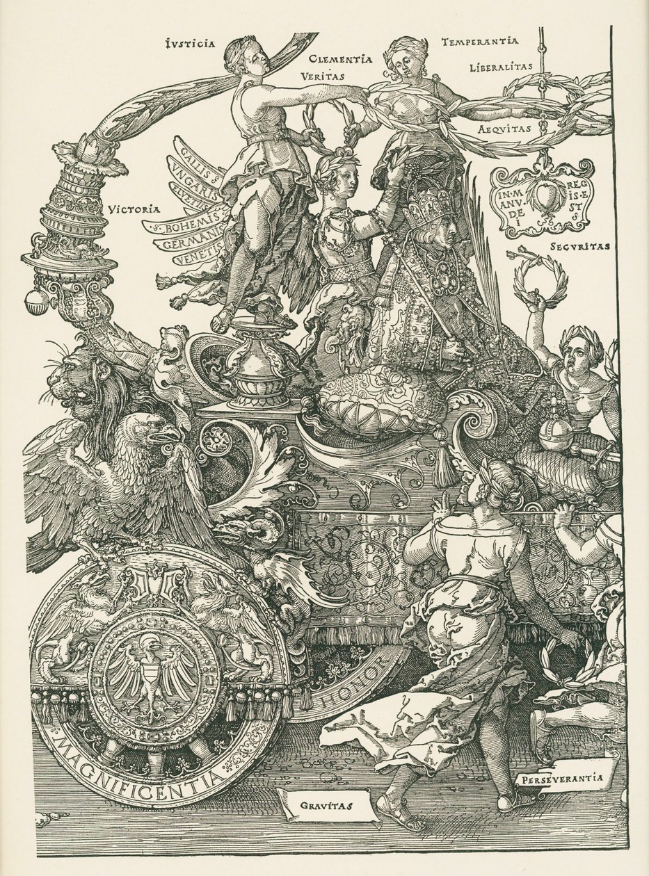 Velký vítězný vůz od Albrecht Dürer or Duerer