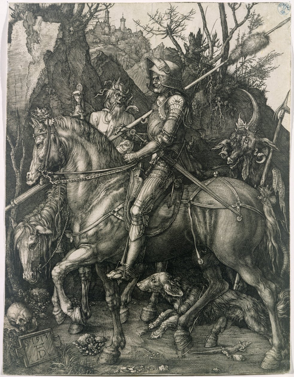 Rytíř, Smrt a Ďábel od Albrecht Dürer