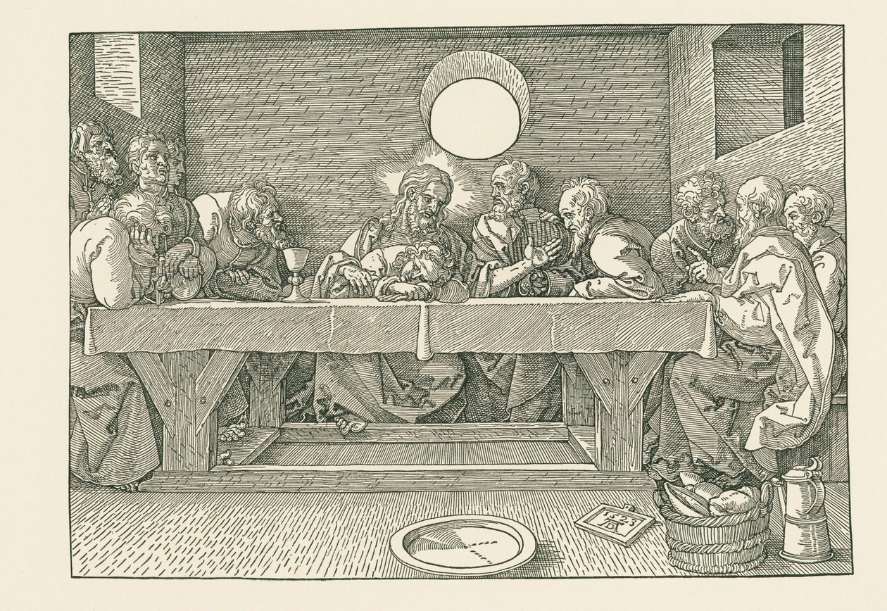 Poslední večeře od Albrecht Dürer or Duerer