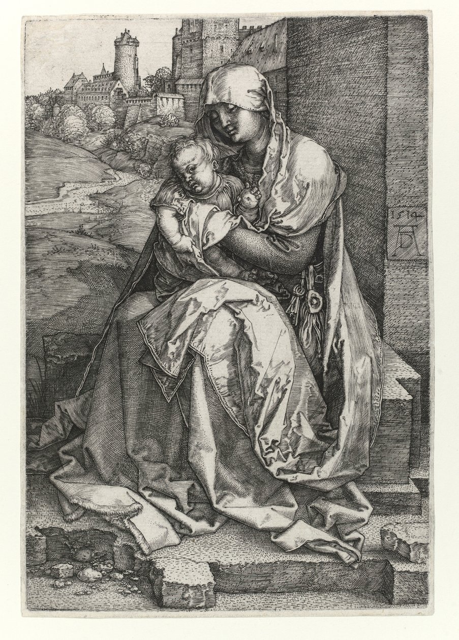 Madona ze zdi, 1514 od Albrecht Dürer