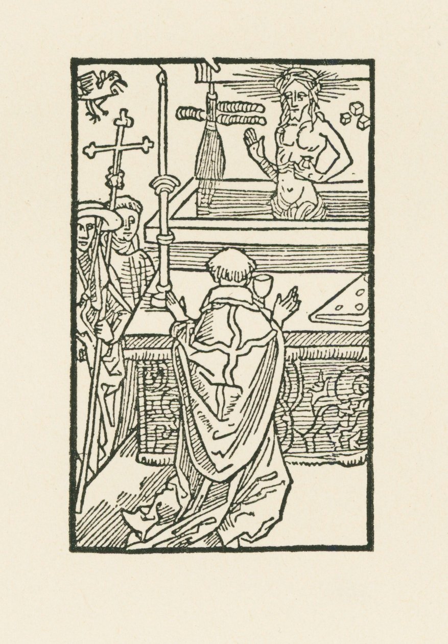 Mše sv. Řehoře od Albrecht Dürer or Duerer