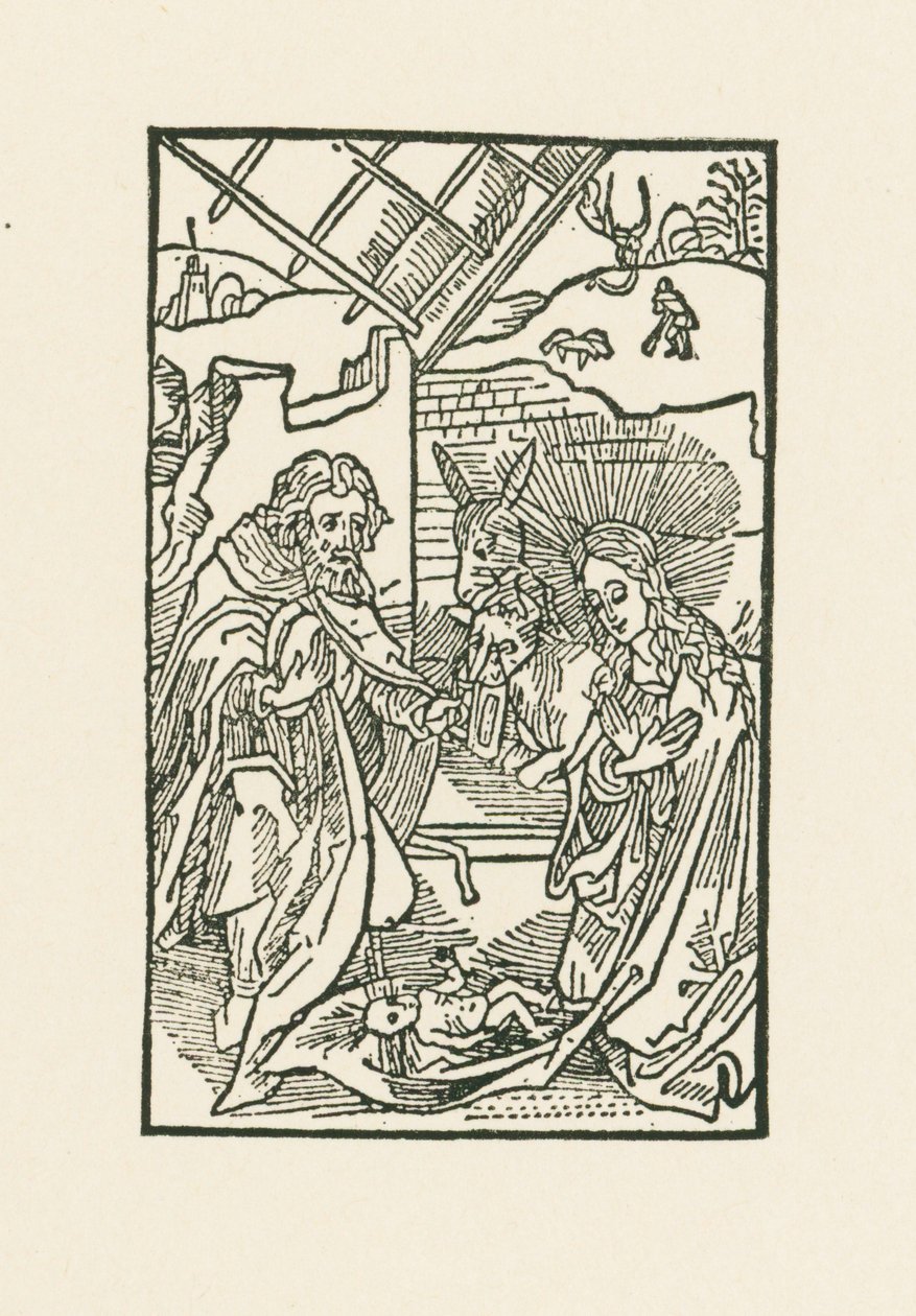 Narození Páně od Albrecht Dürer or Duerer
