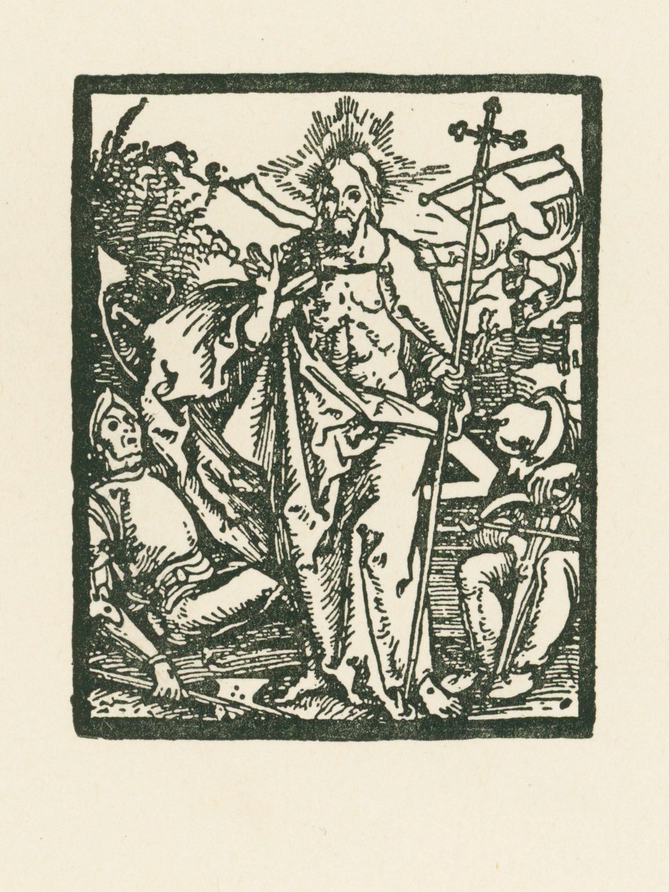 Kristovo vzkříšení od Albrecht Dürer or Duerer