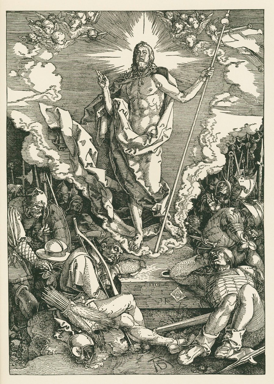 Kristovo vzkříšení od Albrecht Dürer or Duerer