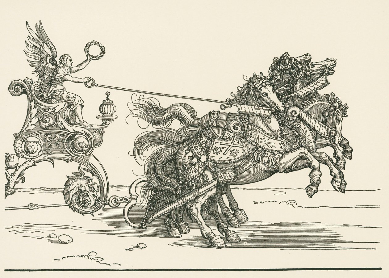 Malý triumfální vůz aneb Burgundská svatba od Albrecht Dürer or Duerer
