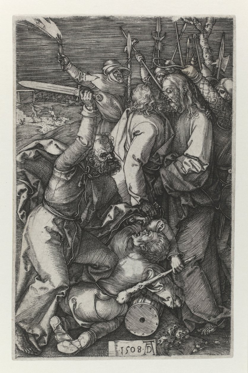 Zatčení Krista. 1508 od Albrecht Dürer