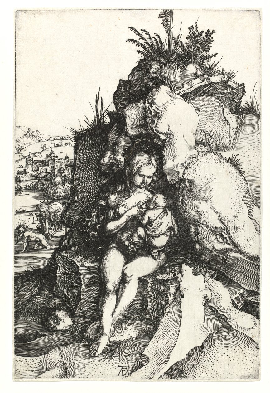 Pokání svatého Jana Zlatoústého, 1496 od Albrecht Dürer