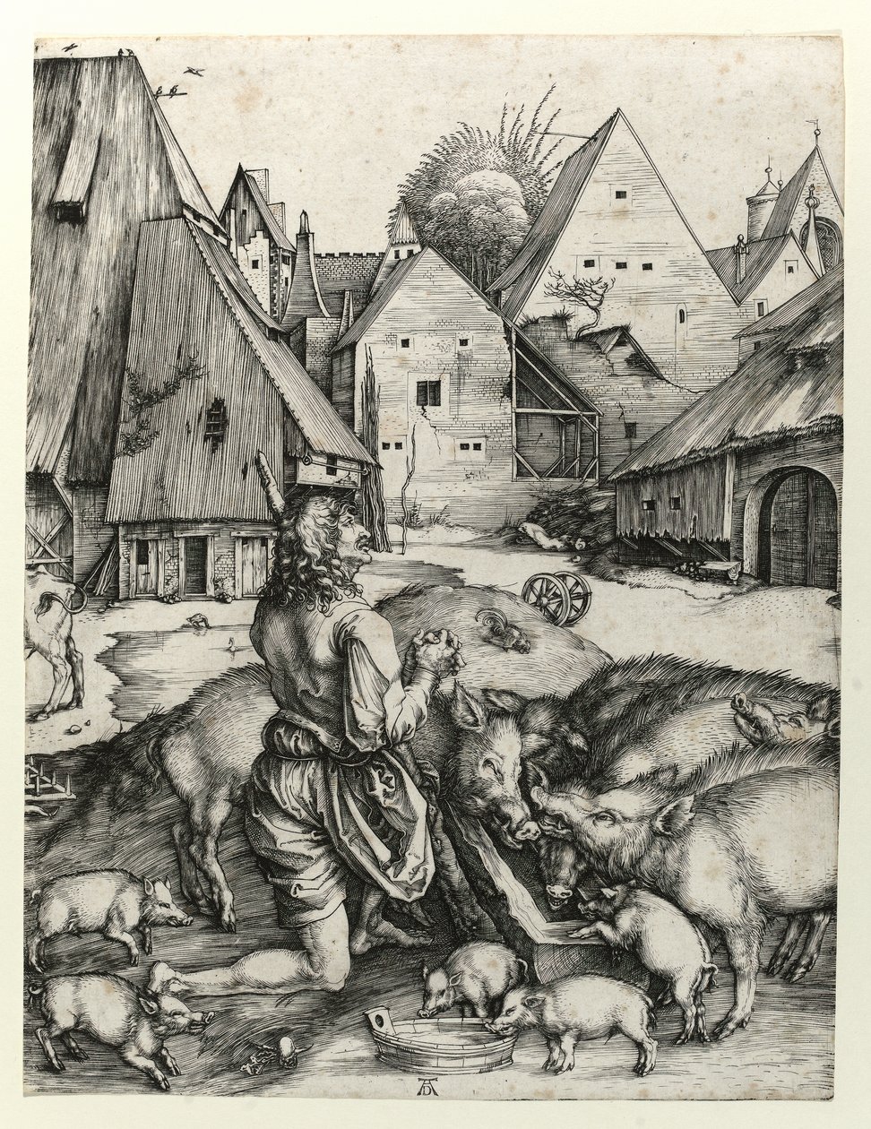 Marnotratný syn od Albrecht Dürer